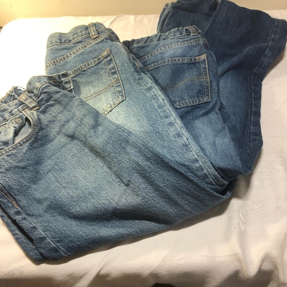3 Pairs of size 12 R OshKosh  Boys Jeans all adjustable waist - Picture 10 of 10